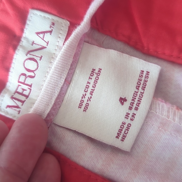 5/$20 SALE Merona cotton striped chino shorts - Picture 6 of 9